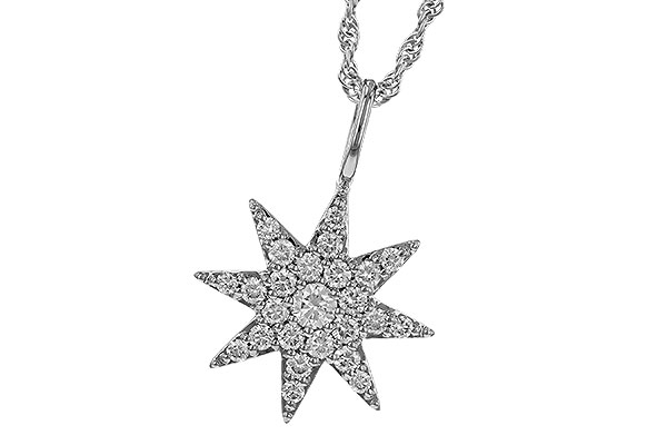 E329-16039: NECKLACE .48 TW