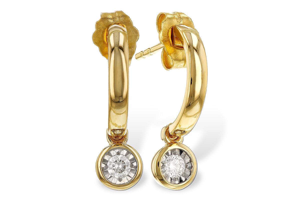 E329-16048: EARRINGS .10 TW