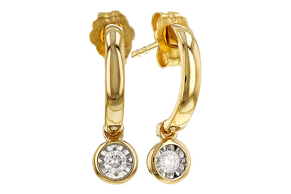 E329-16048: EARRINGS .10 TW