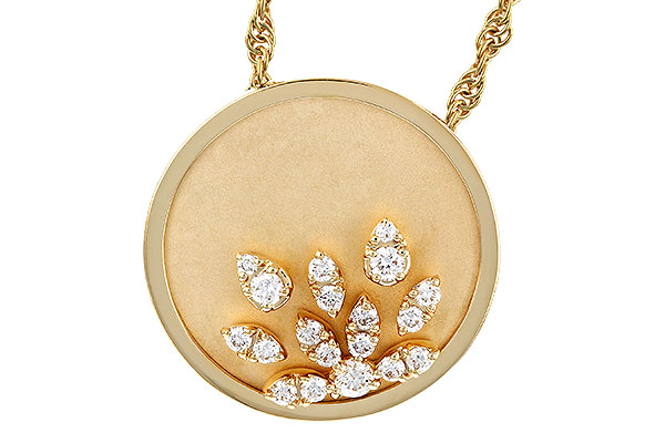 E329-16948: NECKLACE .15 TW