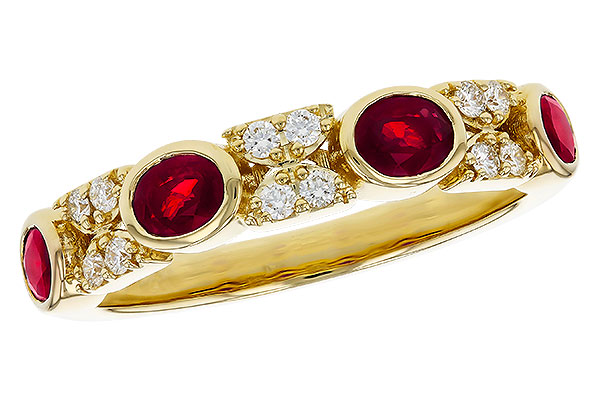 E330-00612: LDS WED RG .84 TW RUBY .98 TGW