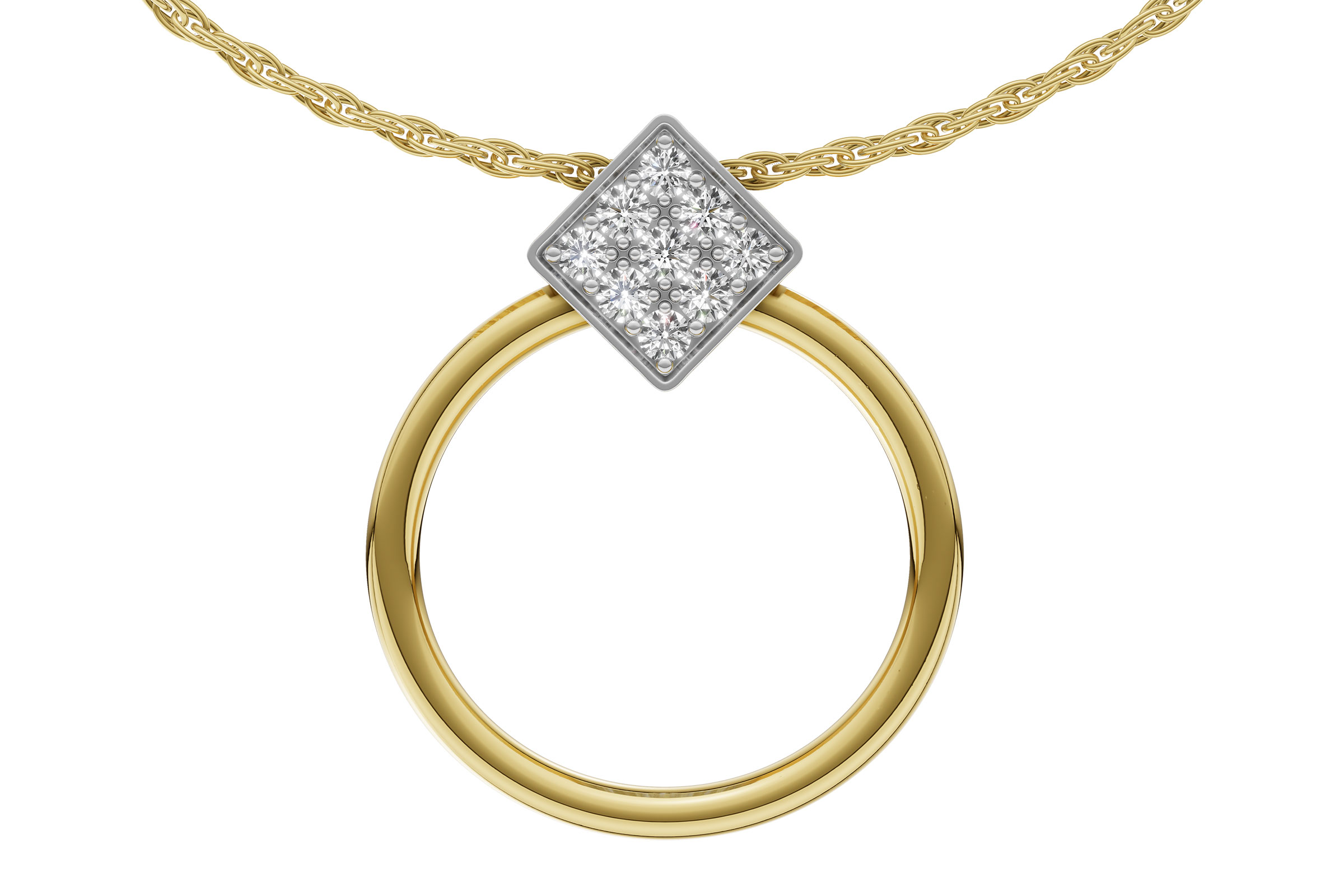 E330-01485: NECKLACE .25 TW