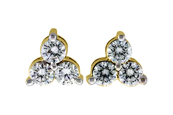 F148-20594: EARRINGS .95 TW