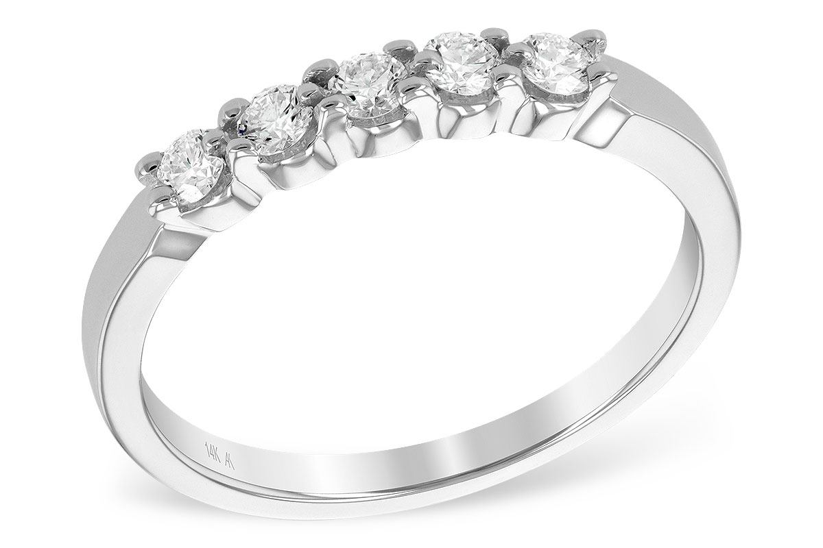 F240-04194: LDS DIA WED RG .25 TW (5 STONES)
