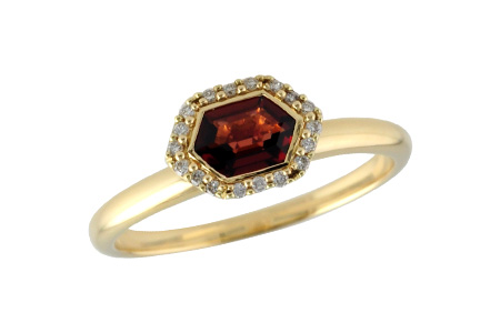 F240-99721: LDS RG .50 GARNET .57 TGW
