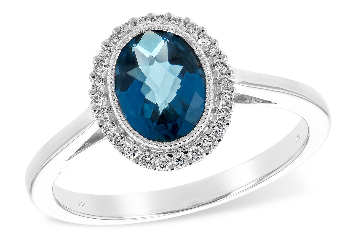 F243-65112: LDS RG 1.27 LONDON BLUE TOPAZ 1.42 TGW