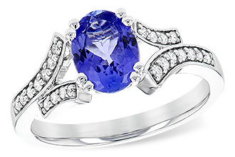 F244-61539: LDS RG 1.15 TANZANITE 1.30 TGW