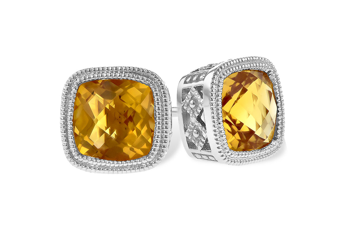 F327-27903: EARR 1.70 TW CITRINE