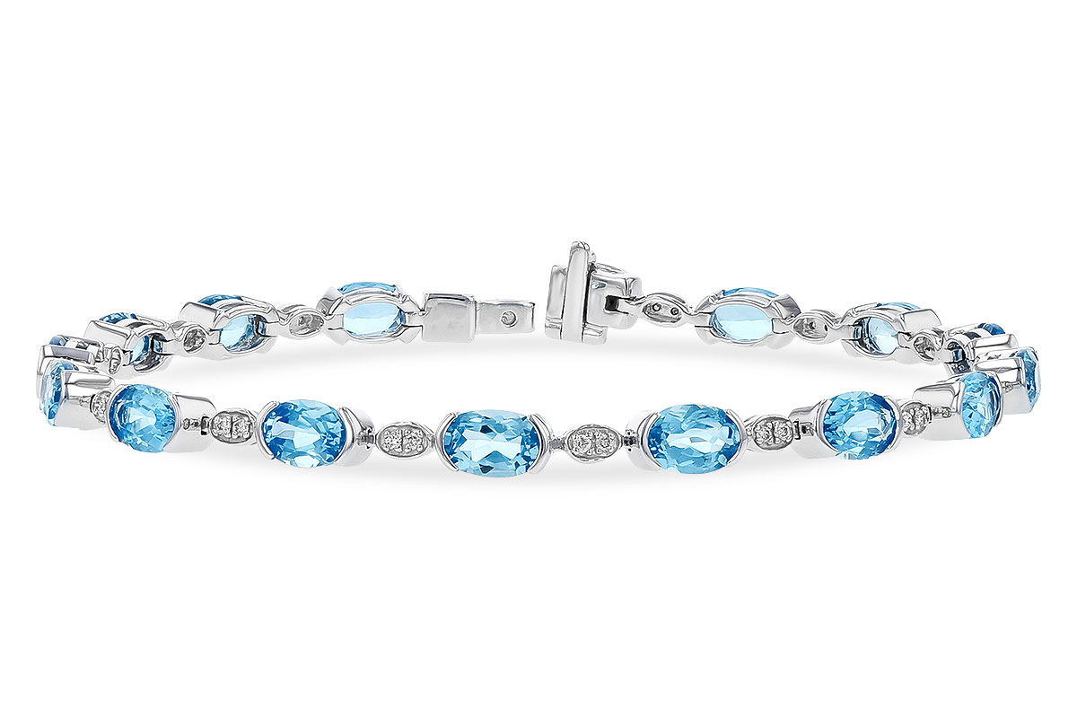 F328-18730: BRACELET 7.80 SWISS BLUE TOPAZ 7.96 TGW