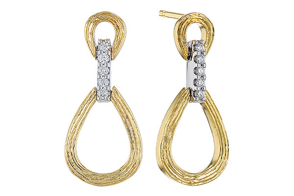 F329-10575: EARRINGS .07 TW