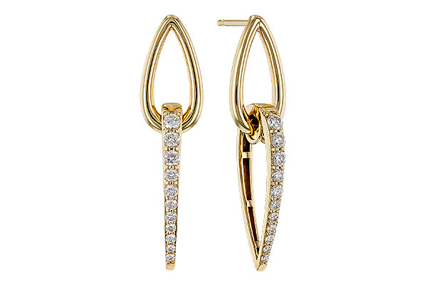 F329-10603: EARRINGS .75 TW