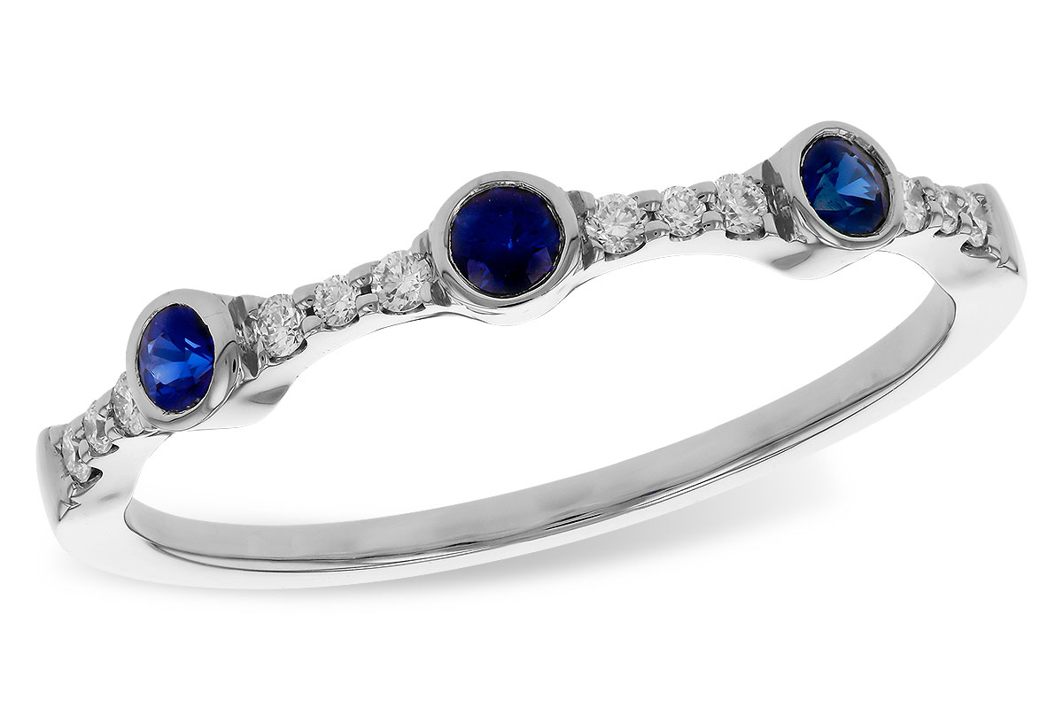 F329-12403: LDS WED RG .16 SAPPHIRE .25 TGW