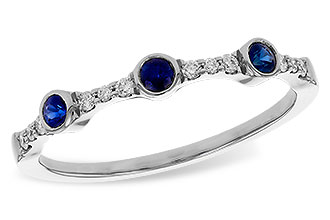 F329-12403: LDS WED RG .16 SAPPHIRE .25 TGW