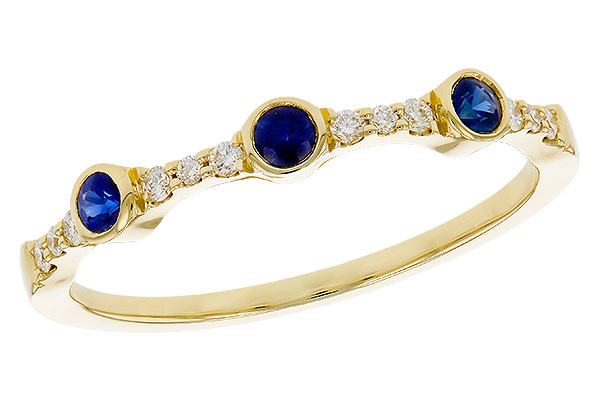F329-12403: LDS WED RG .16 SAPPHIRE .25 TGW