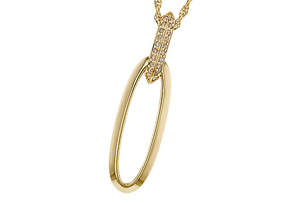 F329-13275: NECKLACE .10 TW