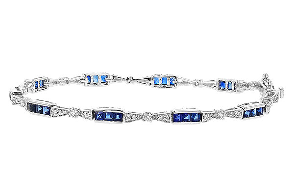 F329-15130: BRACELET 2.10 SAPPHIRE 2.75 TGW (7")