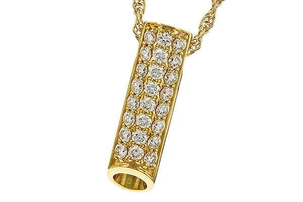 F329-16039: NECKLACE .50 TW