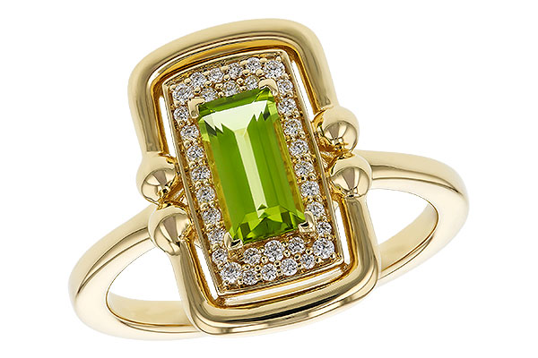 F329-17830: LDS RG .72 PERIDOT .84 TGW (8x4MM PER)