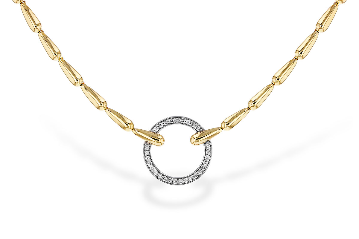 F329-17857: NECKLACE .33 TW (17")