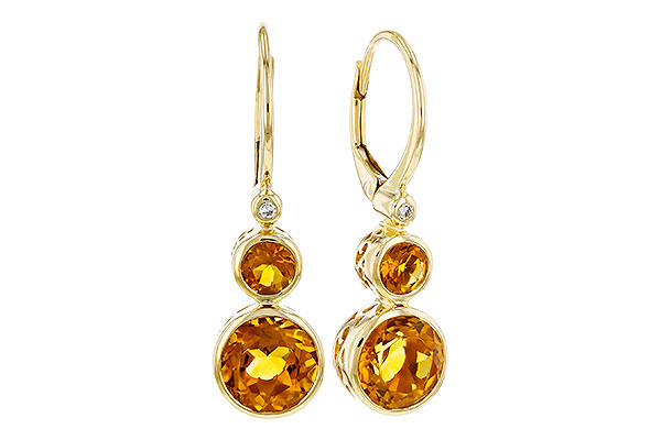 F330-00575: EARR 2.74 TW CITRINE 2.76 TGW (4MM/7MM CIT)