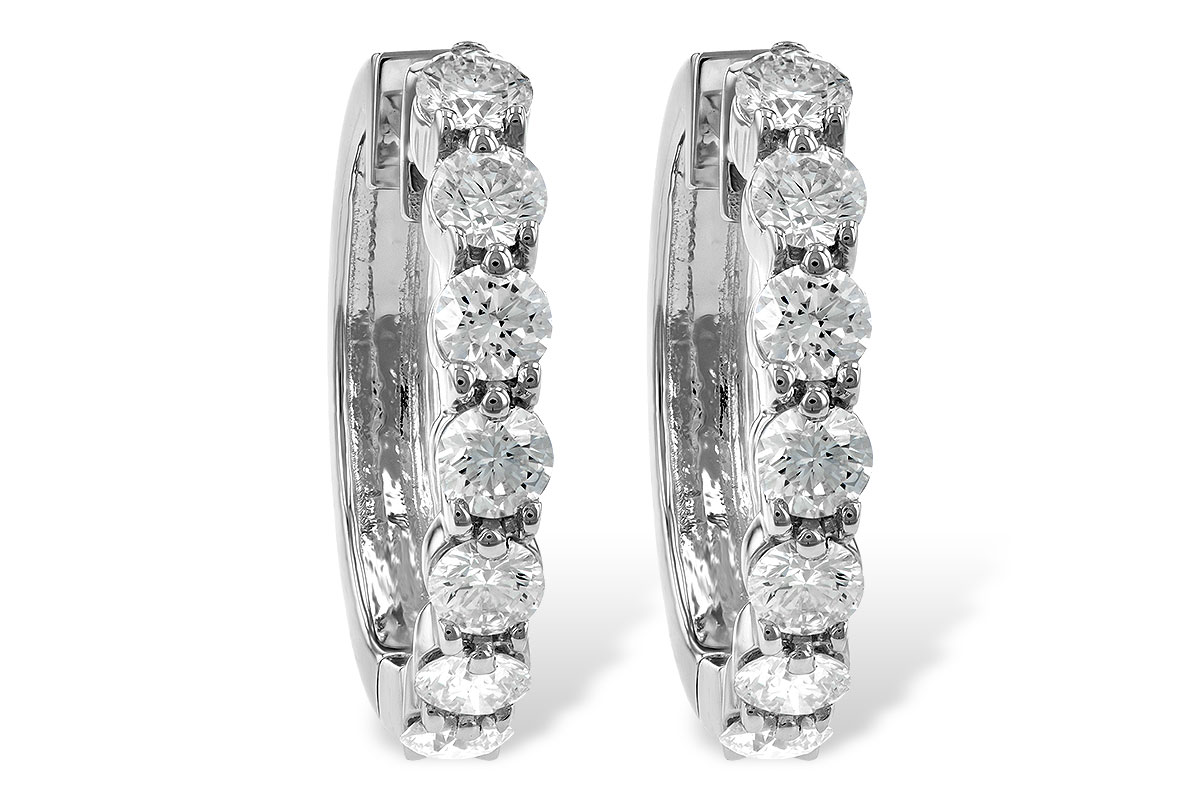 G055-48739: EARRINGS 2 CT TW