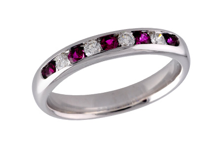 G147-28739: LDS WED RG .22 RUBY .38 TGW