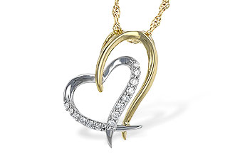 G244-57866: NECKLACE .15 TW