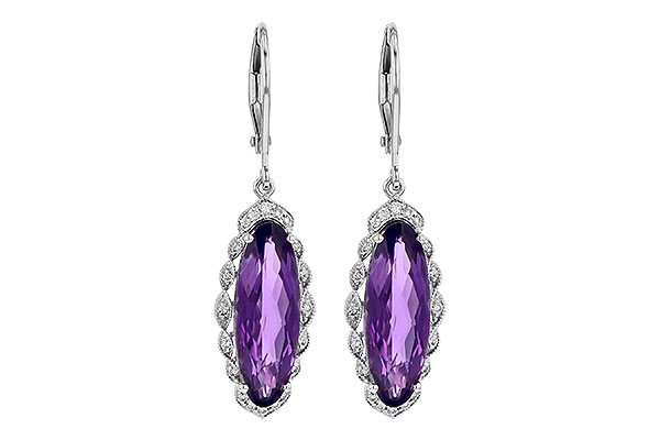 G244-62366: EARR 4.75 AMETHYST 4.90 TGW