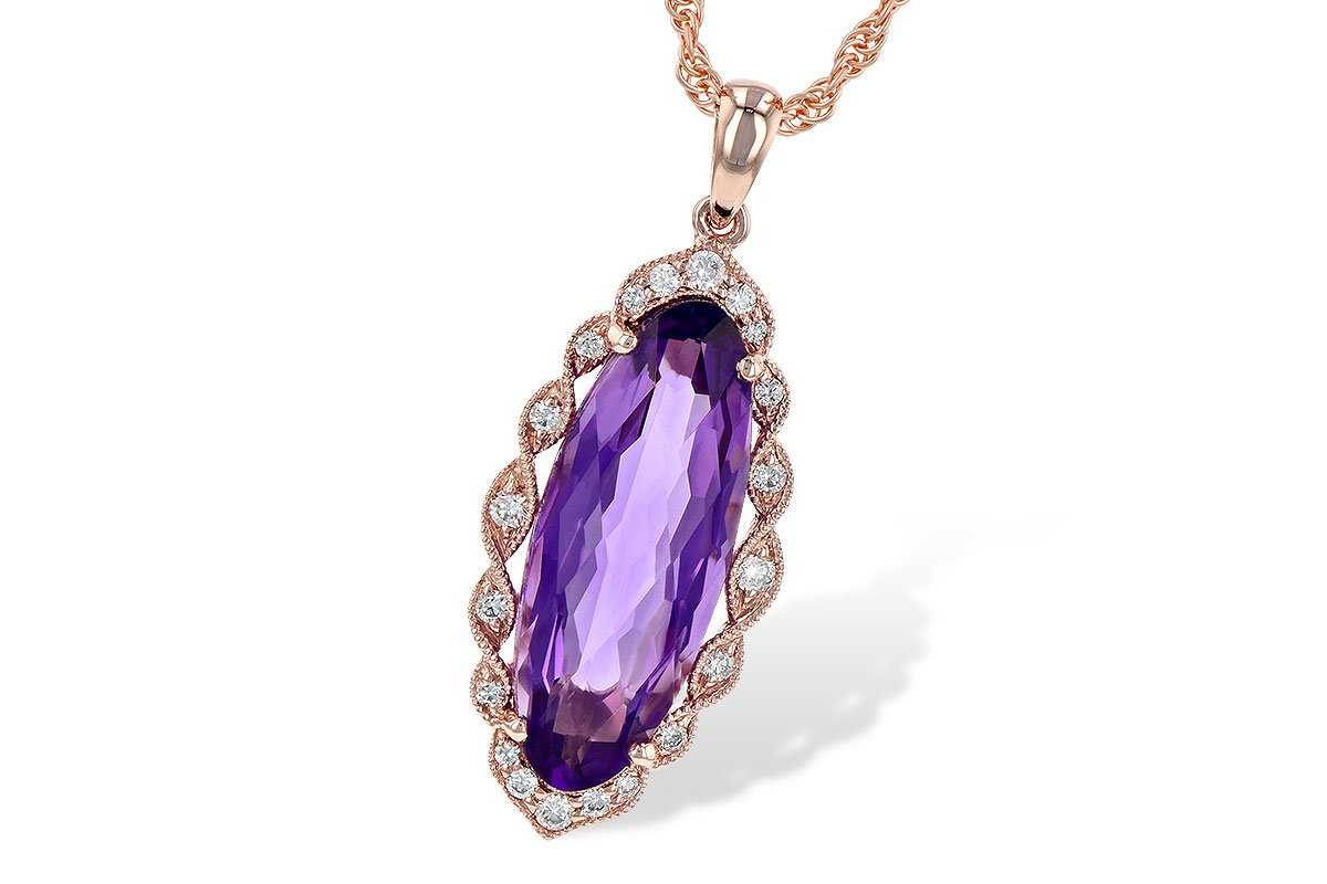 G244-62375: NECK 3.60 AMETHYST 3.74 TGW