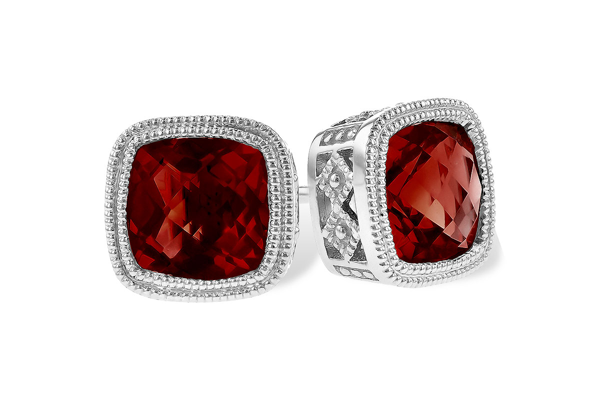 G327-27903: EARR 2.50 TW GARNET