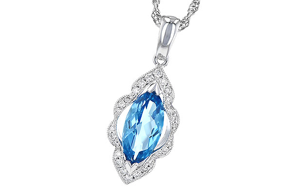 G327-34257: NECK 1.26 BLUE TOPAZ 1.37 TGW