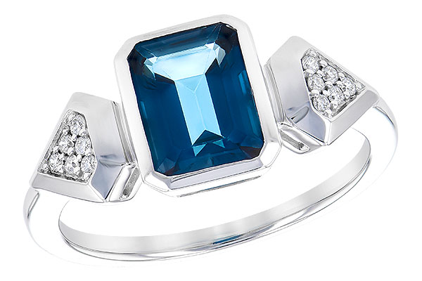 G327-36030: LDS RG 2.03 LONDON BLUE TOPAZ 2.10 TGW