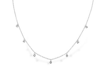 G328-19712: NECKLACE .12 TW (18")