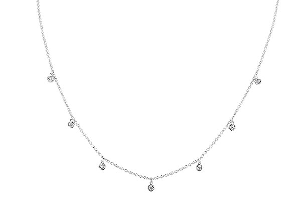G328-19712: NECKLACE .12 TW (18")