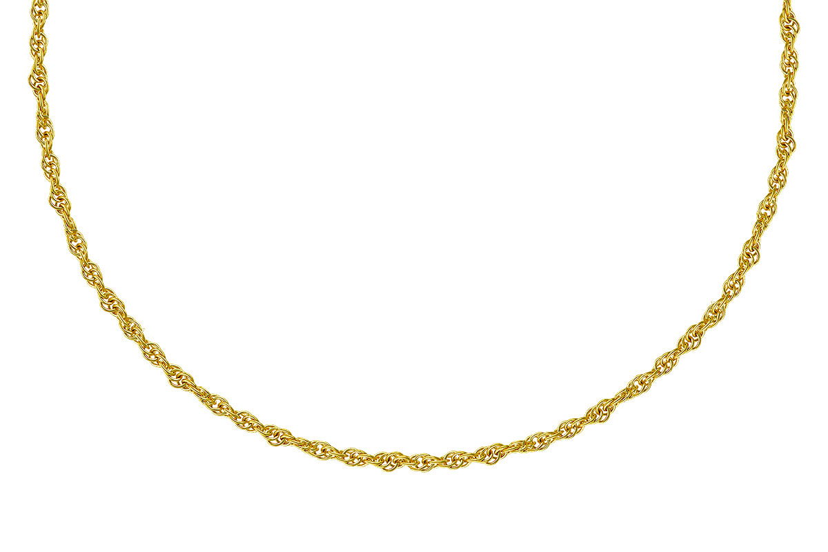 G328-24266: ROPE CHAIN (8IN, 1.5MM, 14KT, LOBSTER CLASP)