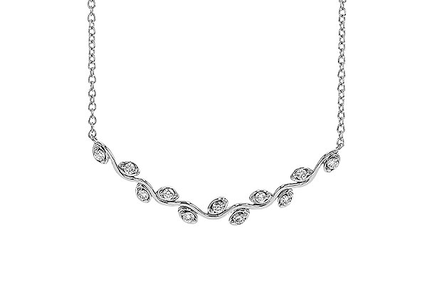 G329-16948: NECKLACE .25 TW (18")