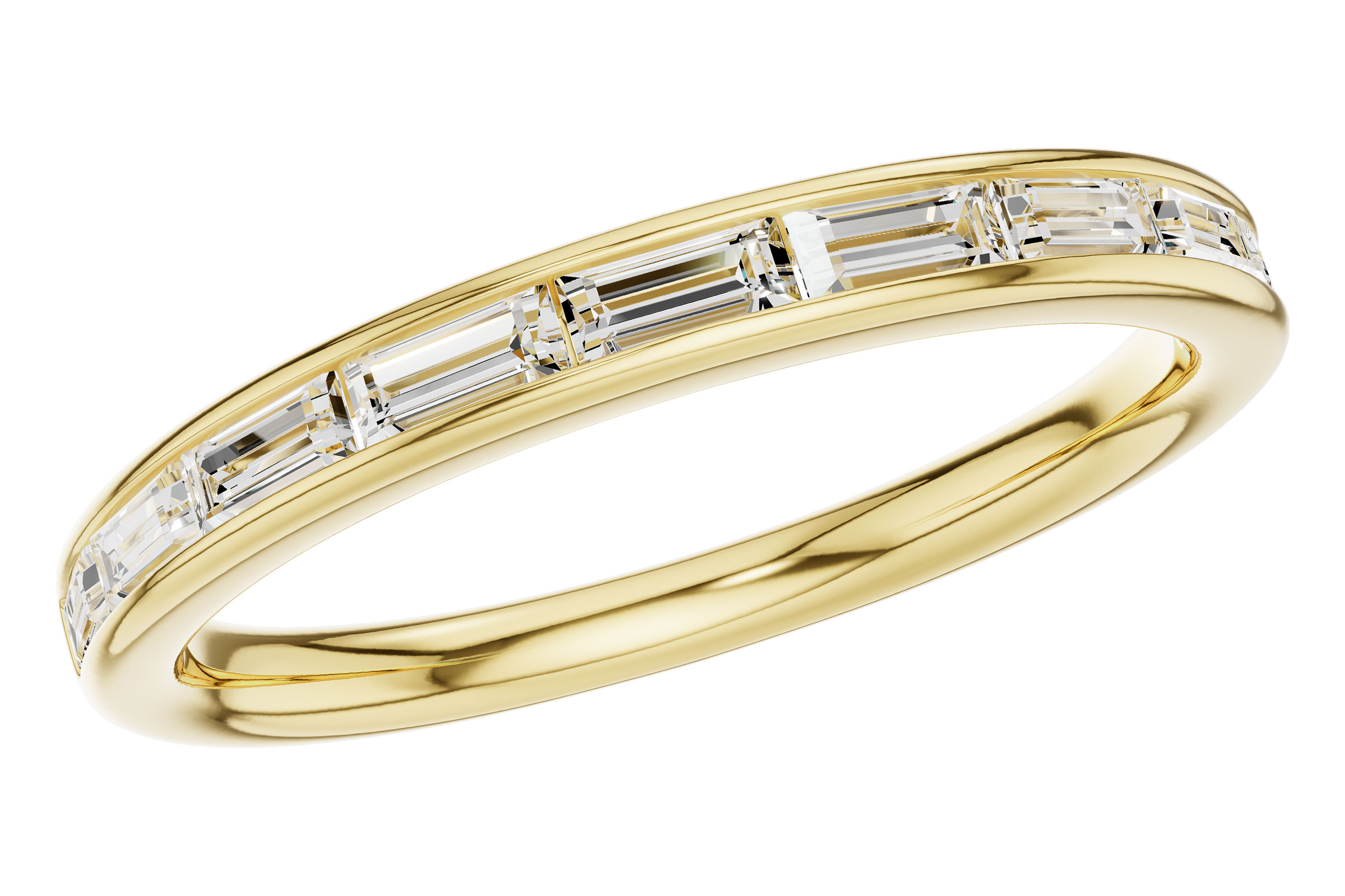 G330-00557: LDS DIA WED RG .44 TW BAGUETTES