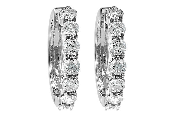 H240-03293: EARRINGS 2 CT TW