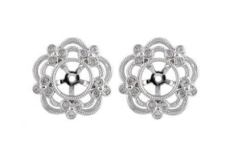 H240-04266: EARRING JACKETS .16 TW (FOR 0.75-1.50 CT TW STUDS)