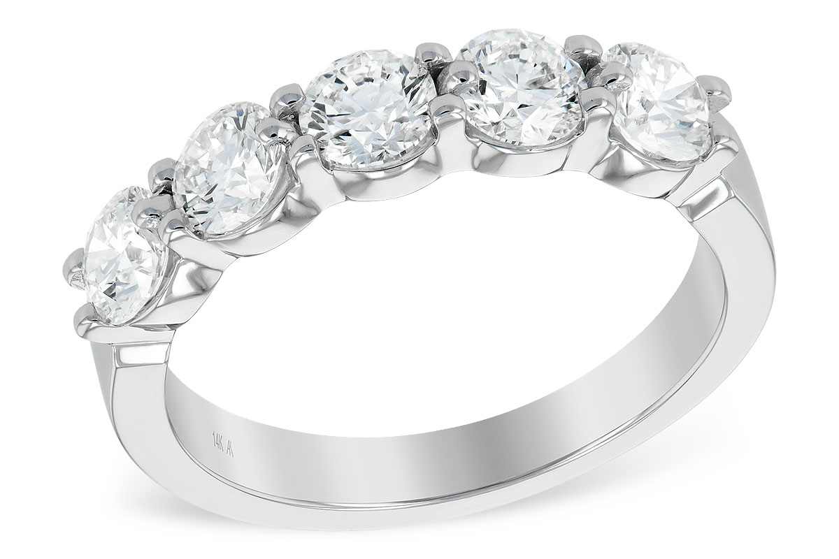H240-06957: LDS DIA WED RG 1.50 TW (5 STONES)