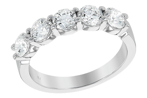 H240-06957: LDS DIA WED RG 1.50 TW (5 STONES)