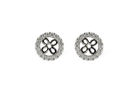 H241-86012: EARRING JACKETS .24 TW (FOR 0.75-1.00 CT TW STUDS)