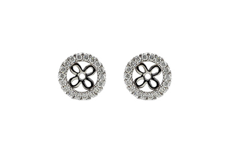 H241-86012: EARRING JACKETS .24 TW (FOR 0.75-1.00 CT TW STUDS)