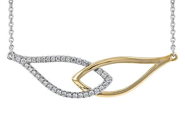 H243-72384: NECKLACE .33 TW