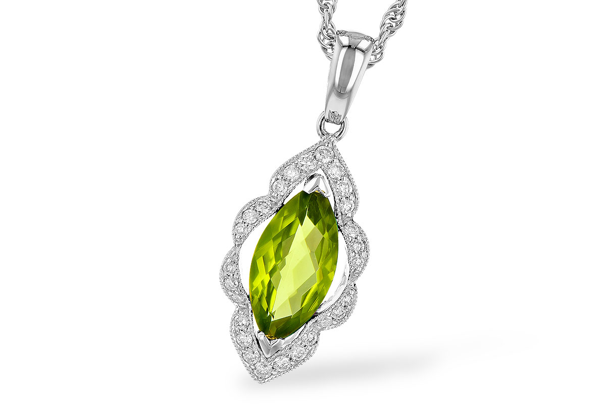 H244-60612: NECK .94 PERIDOT 1.05 TGW