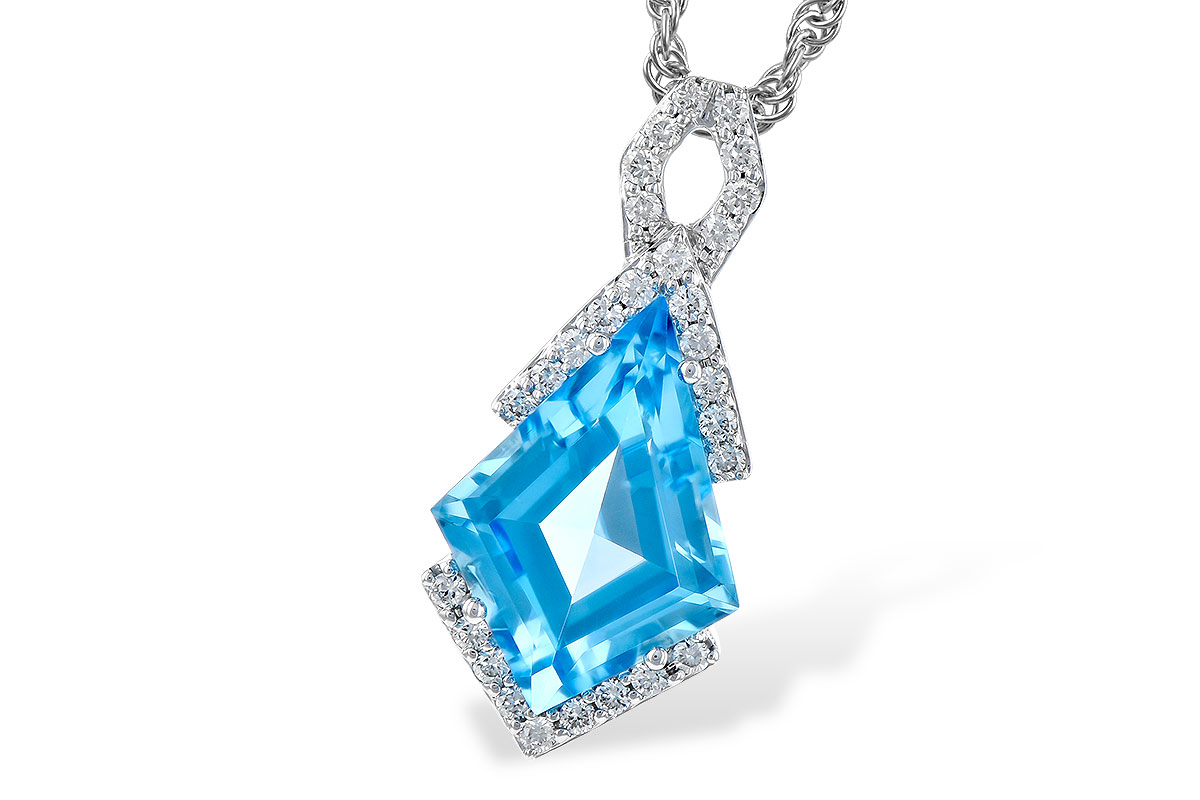 H327-29639: NECK 2.40 BLUE TOPAZ 2.53 TGW