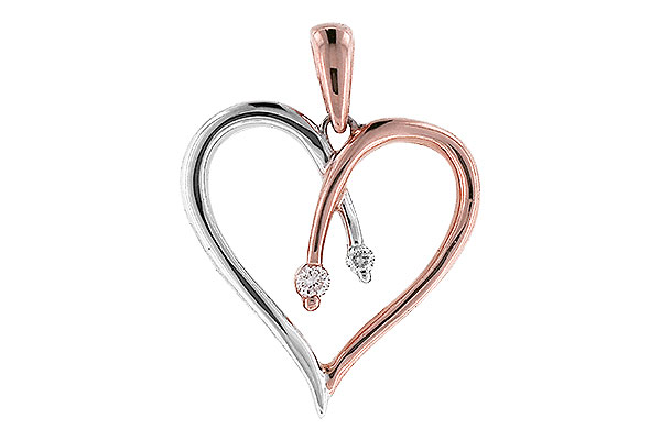 H327-32448: L060-95111 MADE IN PINK & WG .04 TW