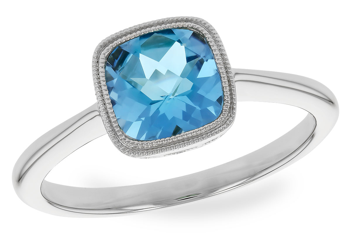 H328-25093: LDS RG 1.45 CT SWISS BLUE TOPAZ