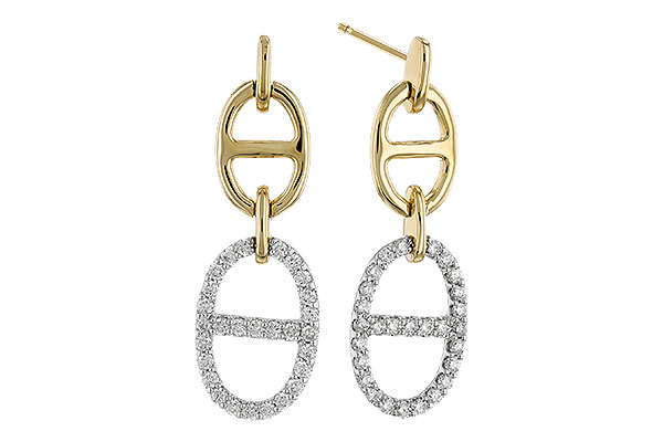 H328-26939: EARRINGS .36 TW