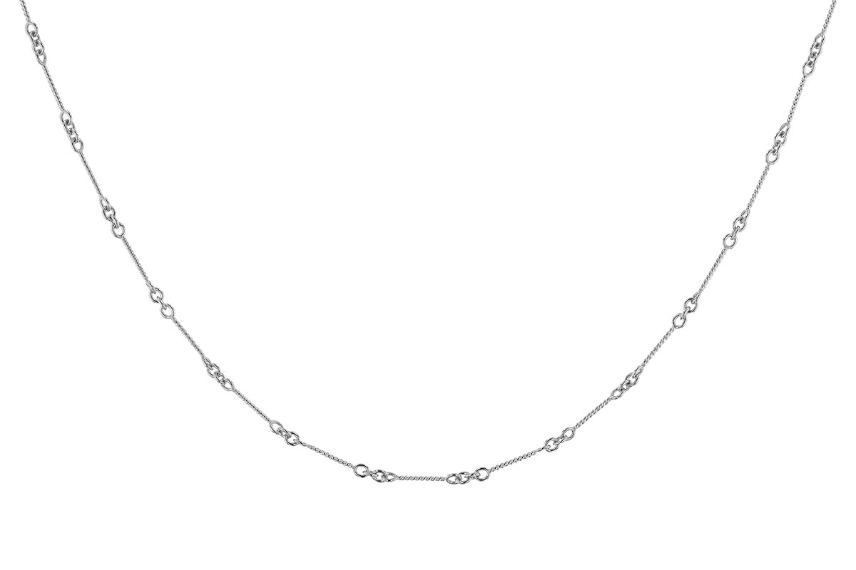 H329-09648: TWIST CHAIN (16IN, 0.8MM, 14KT, LOBSTER CLASP)